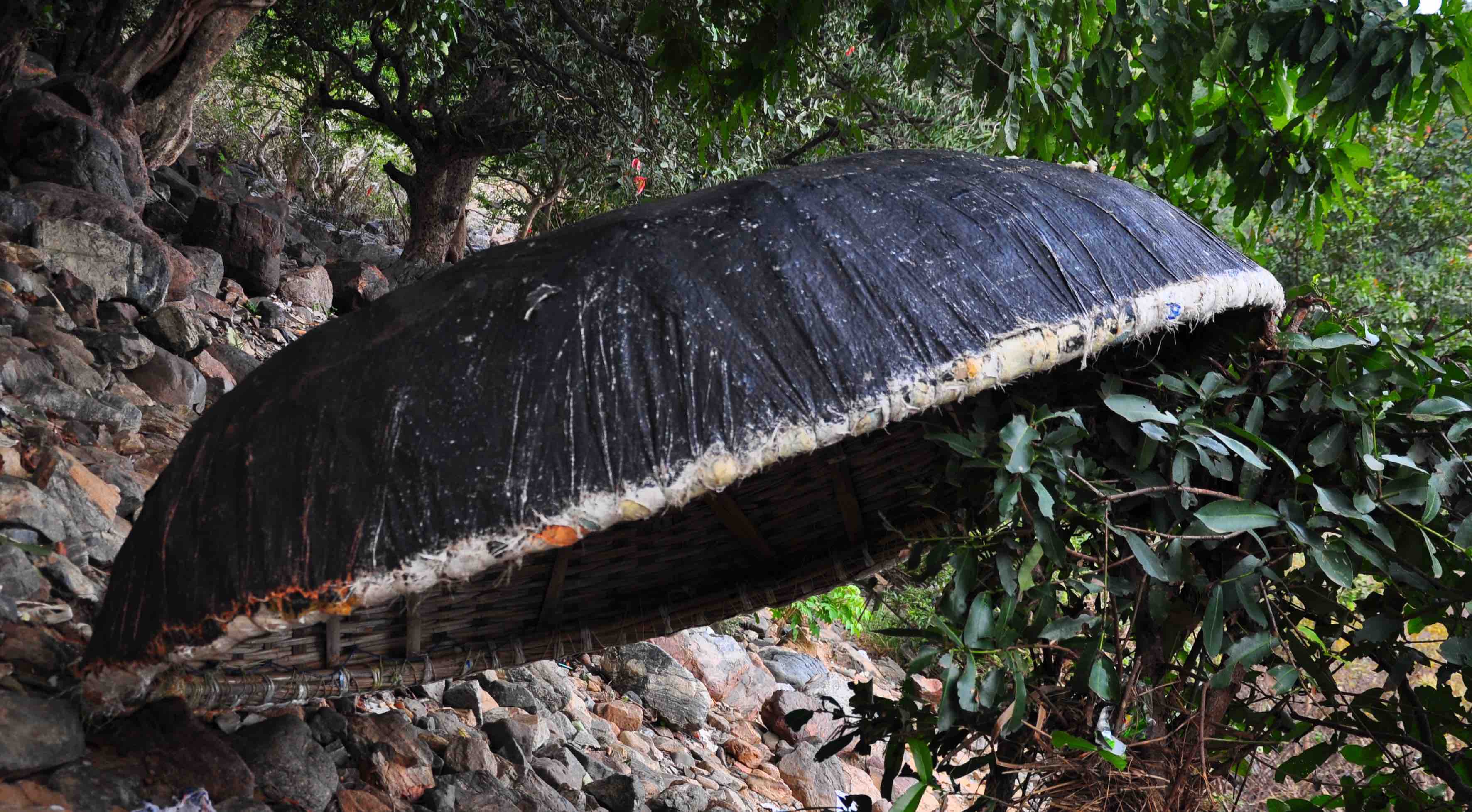 Barachukki falls coracle, Karnataka
