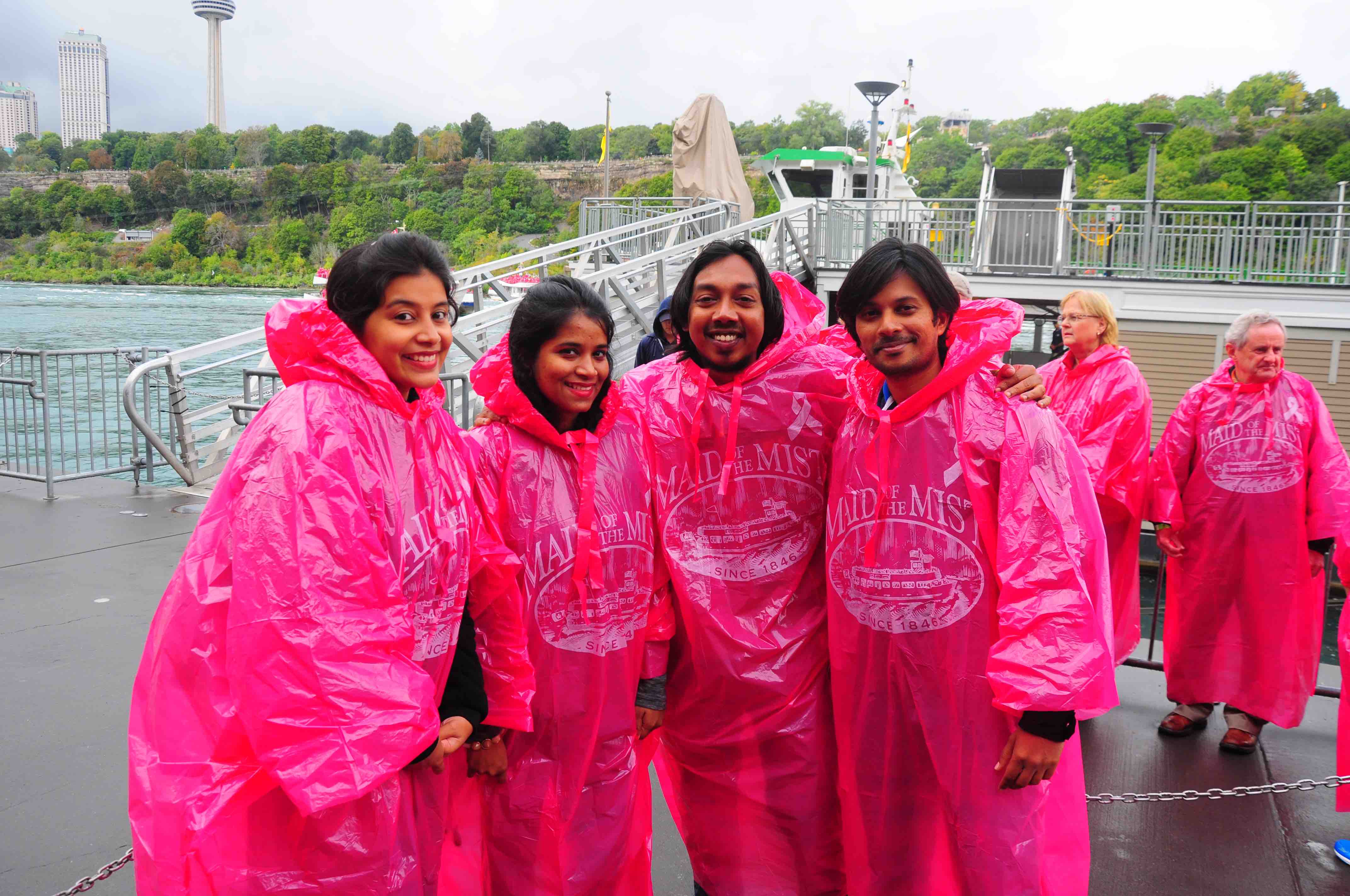 The gang at niagara falls