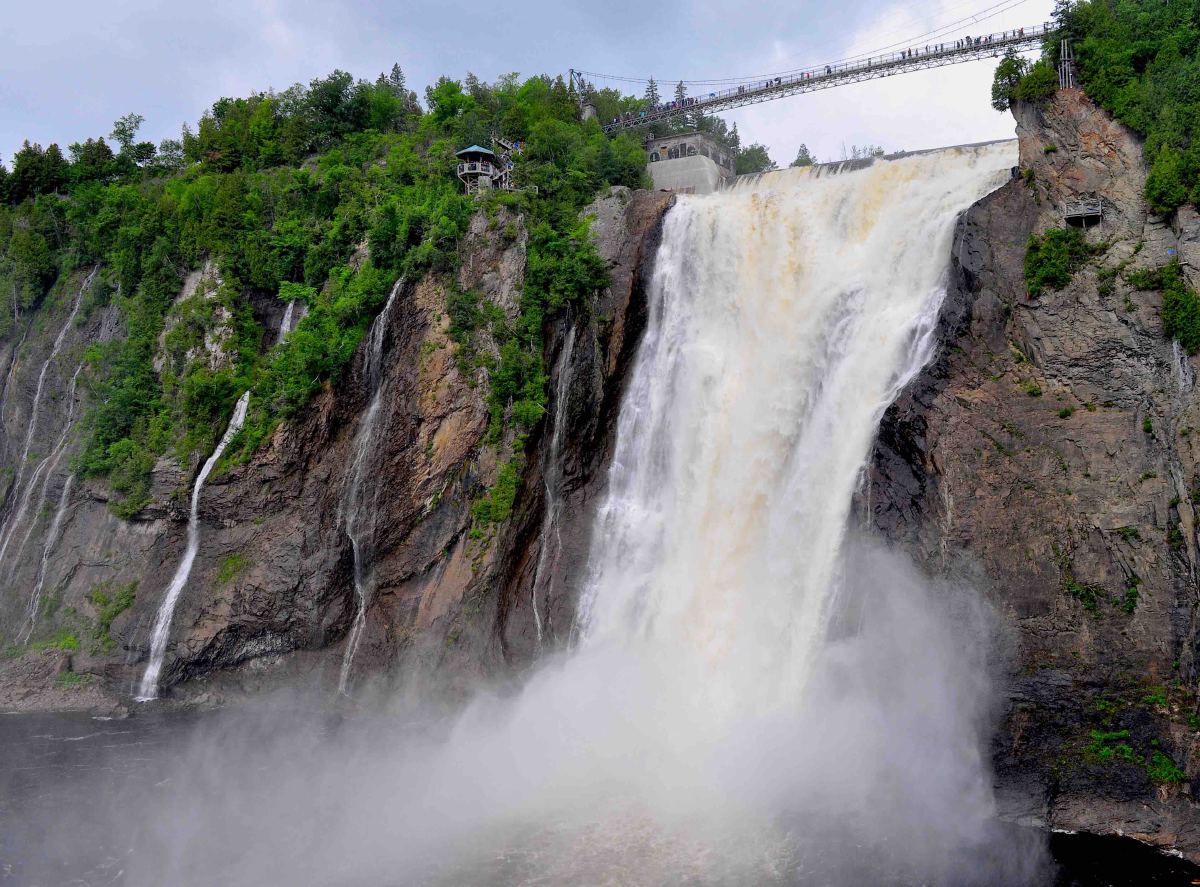 Montmorency Falls from the base