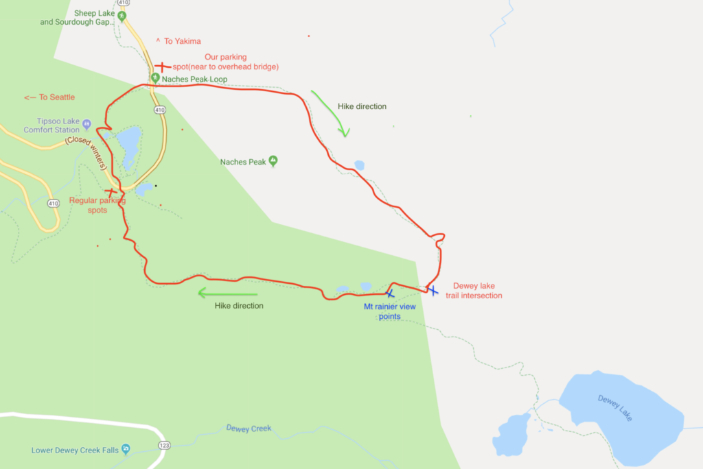 Naches peak loop trail