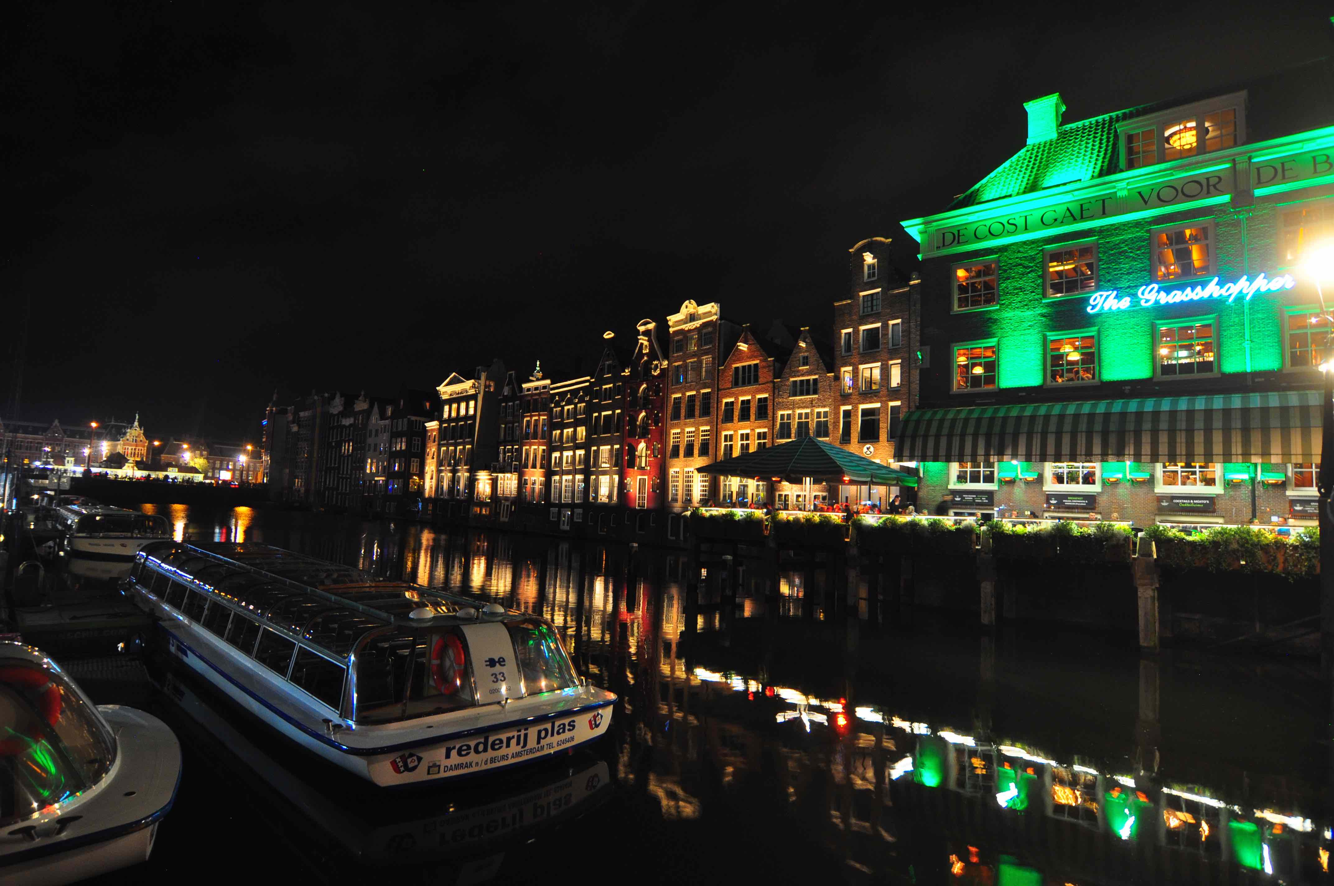 Amsterdam canal & city