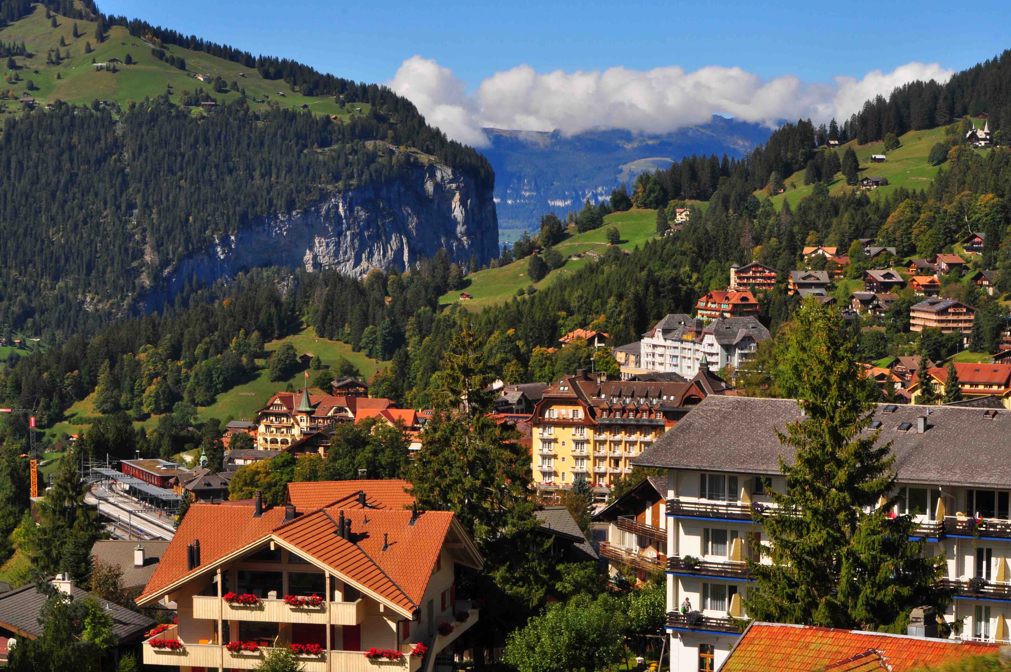 Wengen village, Switzerland