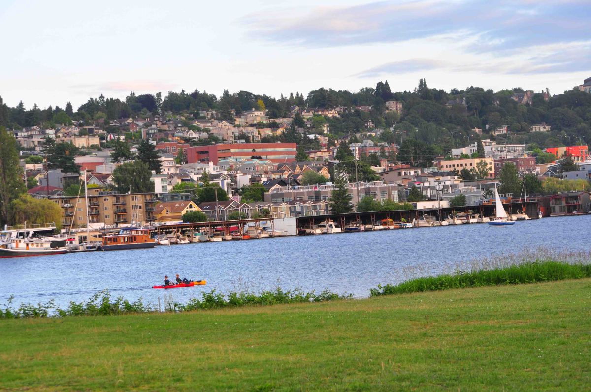 Seattle Gasworks Kayakers