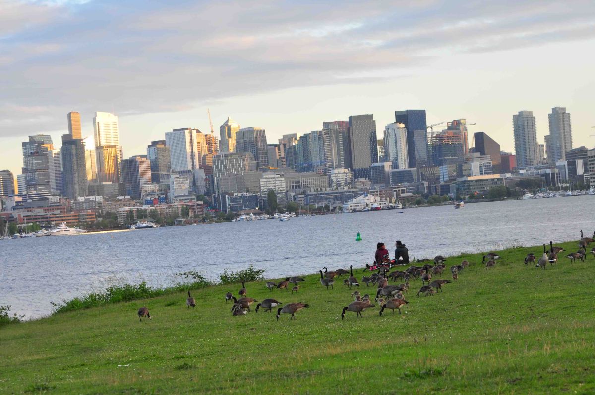 Seattle Gasworks Sunset