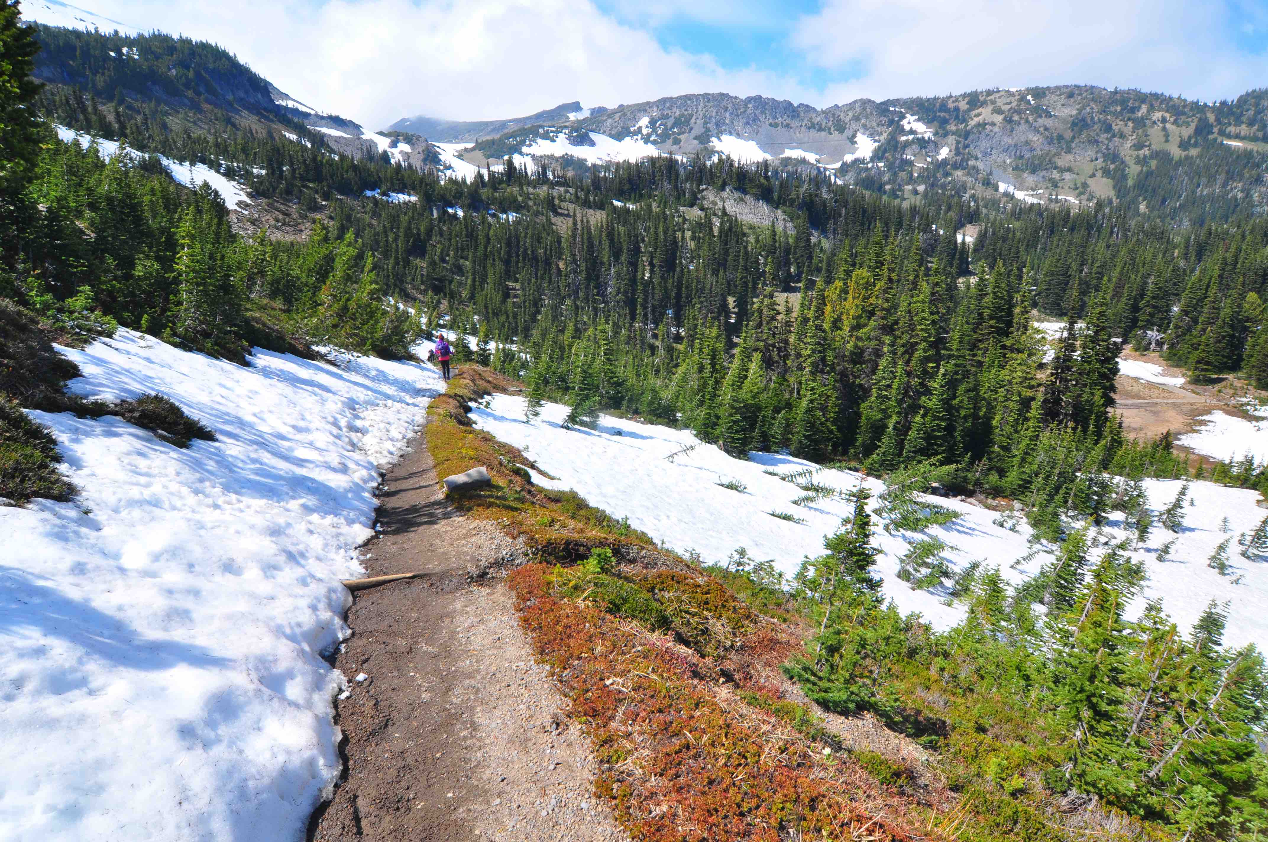 looking back at shadow lake