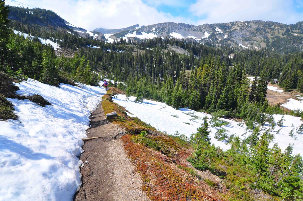 looking back at shadow lake