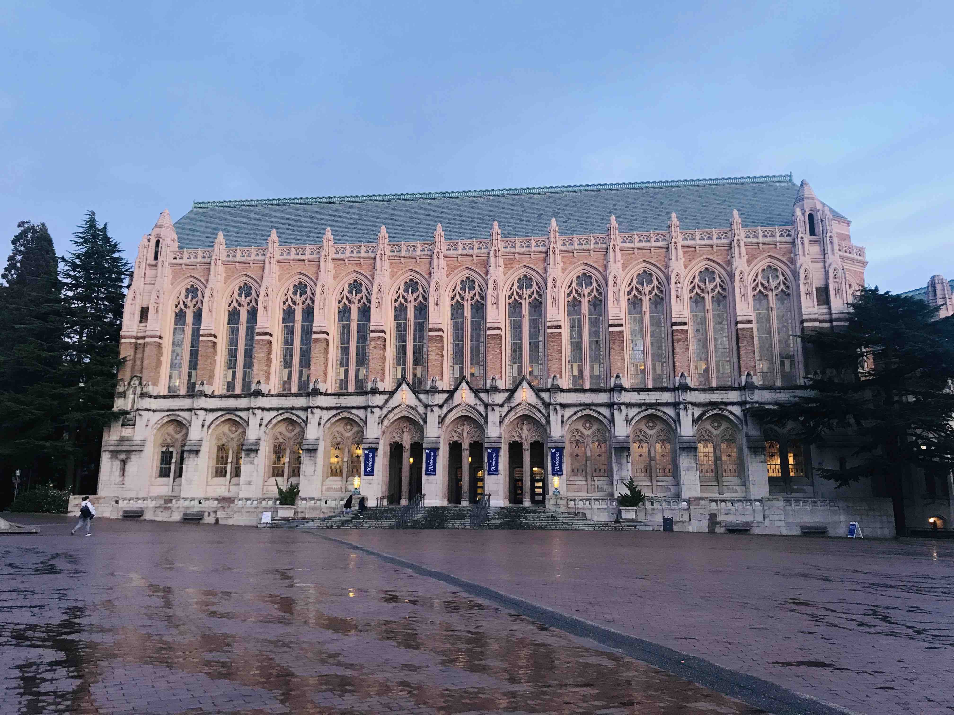 Seattle University of washington Suzzallo Entrance